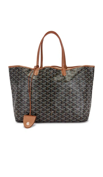 Fwrd Renew Goyard Saint Louis Pm Tote Bag In Black