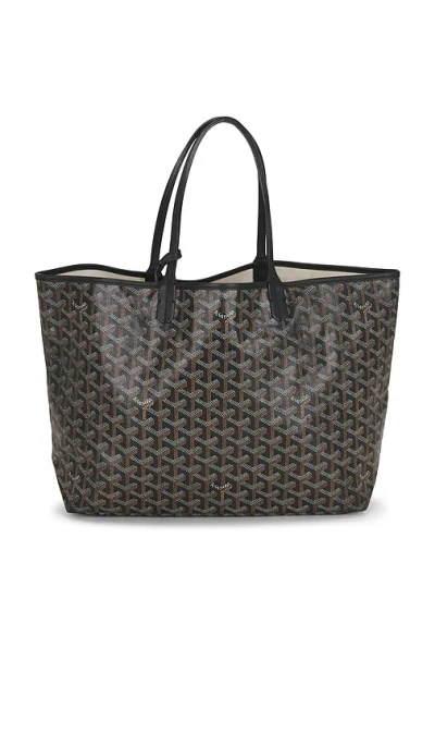 Fwrd Renew Goyard Saint Louis Pm Tote Bag In Black