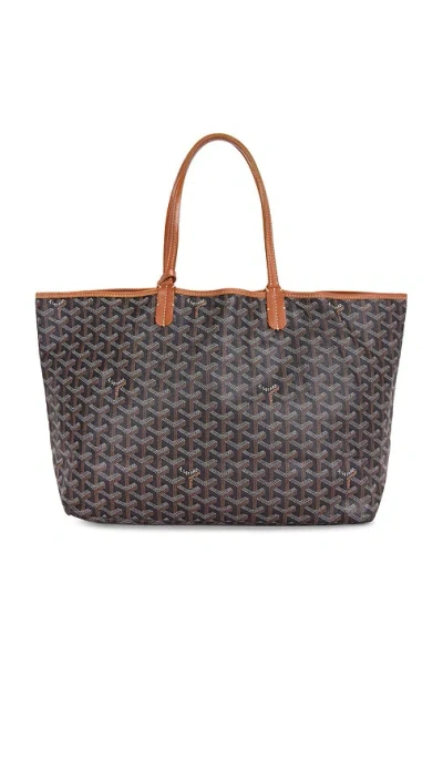 Fwrd Renew Goyard Saint Louis Pm Tote Bag In Black