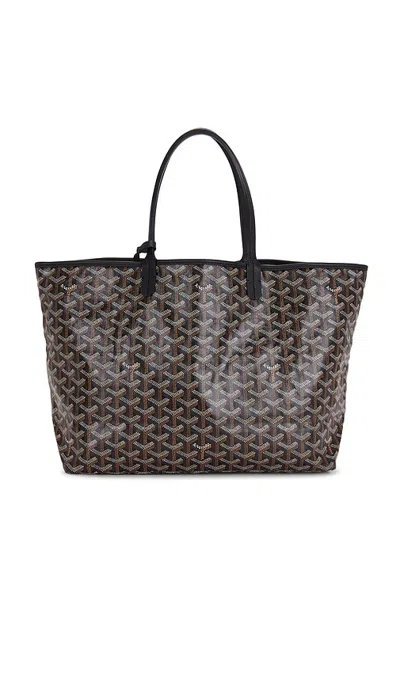 Fwrd Renew Goyard Saint Louis Pm Tote Bag In Black