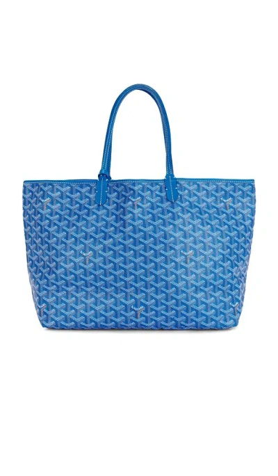 Fwrd Renew Goyard Saint Louis Pm Tote Bag In Blue