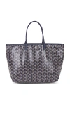 Fwrd Renew Goyard Saint Louis Pm Tote Bag In Blue