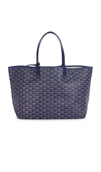 Fwrd Renew Goyard Saint Louis Pm Tote Bag In Blue