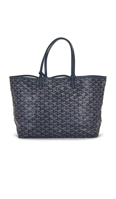 Fwrd Renew Goyard Saint Louis Pm Tote Bag In Blue