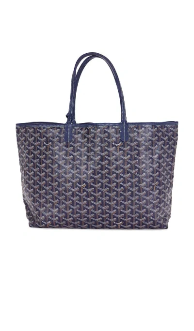 Fwrd Renew Goyard Saint Louis Pm Tote Bag In Blue