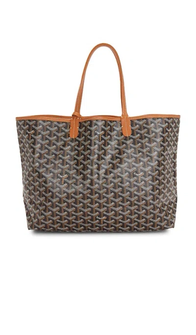 Fwrd Renew Goyard Saint Louis Pm Tote Bag In Brown