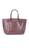 Fwrd Renew Goyard Saint Louis Pm Tote Bag In Burgundy