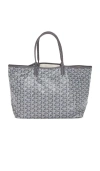 Fwrd Renew Goyard Saint Louis Pm Tote Bag In Gray