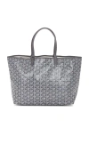 Fwrd Renew Goyard Saint Louis Pm Tote Bag In Gray