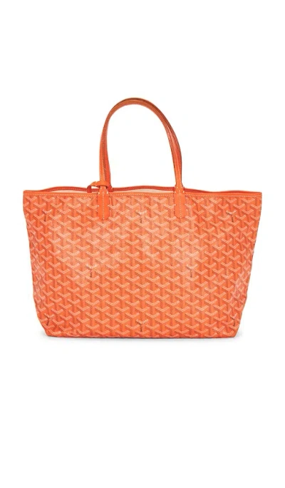 Fwrd Renew Goyard Saint Louis Pm Tote Bag In Orange