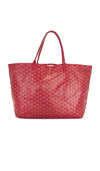 Fwrd Renew Goyard Saint Louis Pm Tote Bag In Red