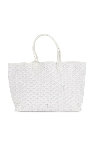 Fwrd Renew Goyard Saint Louis Pm Tote Bag In White