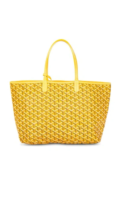 Fwrd Renew Goyard Saint Louis Pm Tote Bag In Yellow