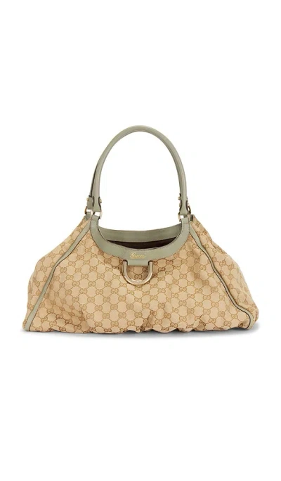 Fwrd Renew Gucci Abbey Hobo Bag In Brown