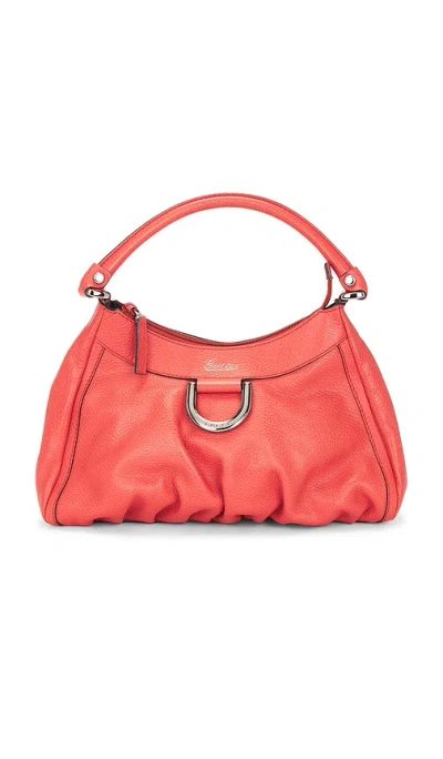 Fwrd Renew Gucci Abbey Hobo Bag In Red