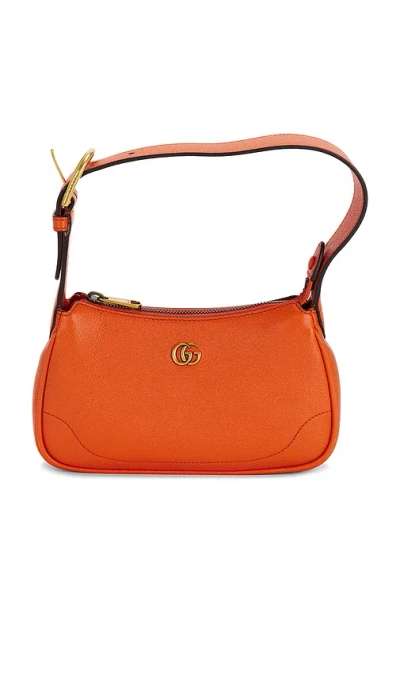 Fwrd Renew Gucci Aphrodite Shoulder Bag In Orange