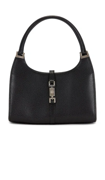 Fwrd Renew Gucci Bardot Hobo Bag In Black