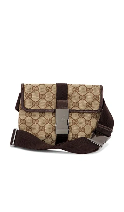 Fwrd Renew Gucci Belt Bag In Sand