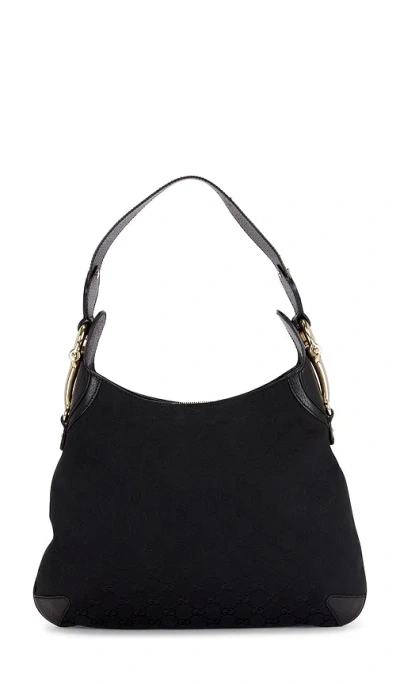 Fwrd Renew Gucci Creole Hobo Bag In Black