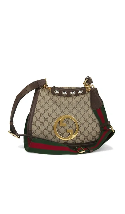 Fwrd Renew Gucci Blondie Nm Shoulder Bag In Brown