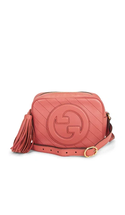 Fwrd Renew Gucci Blondie Shoulder Bag In Red