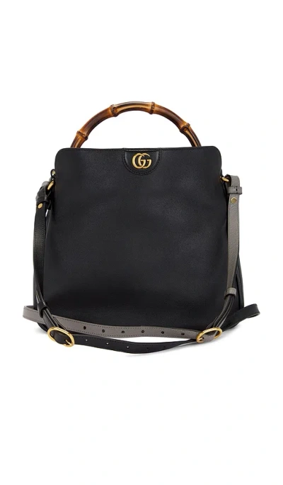 Fwrd Renew Gucci Diana Handbag In Black