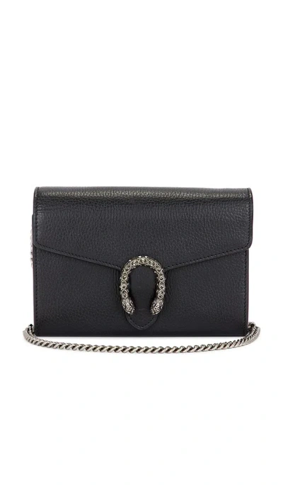 Fwrd Renew Gucci Dionysus Wallet On Chain In Black
