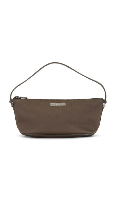 Fwrd Renew Gucci Gg Boat Pochette Shoulder Bag In Beige