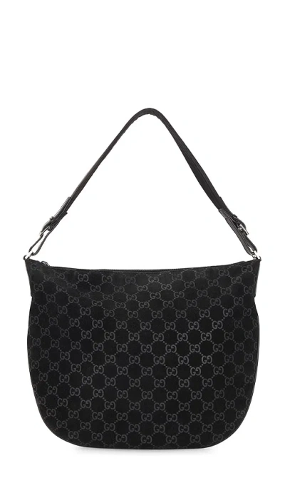 Fwrd Renew Gucci Gg Hobo Bag In Black
