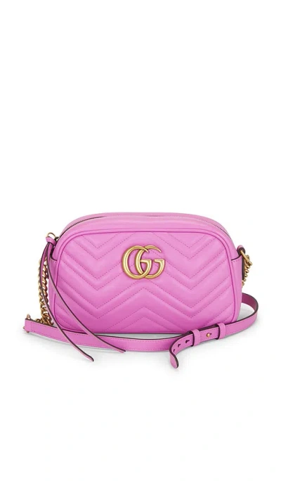 Fwrd Renew Gucci Gg Marmont Shoulder Bag In Candy Mousse