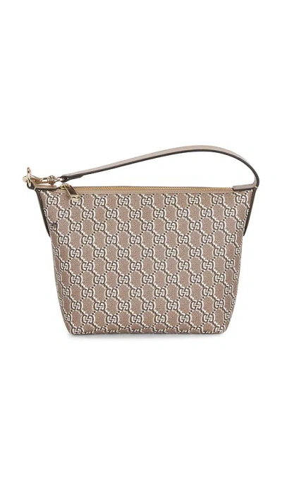 Fwrd Renew Gucci Gg Shadow Ophidia Handbag In Neutral