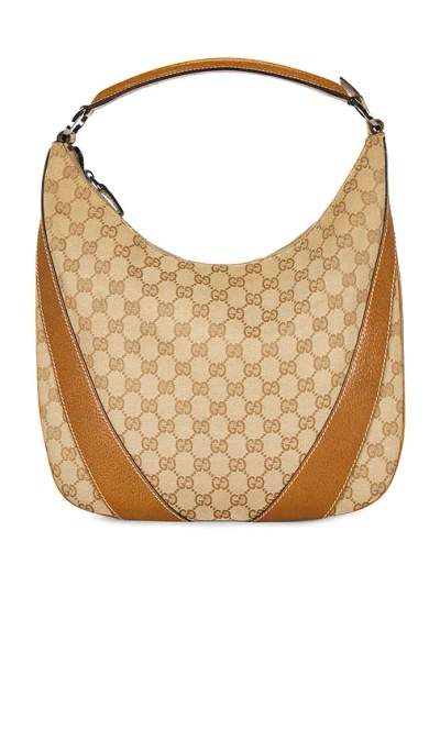 Fwrd Renew Gucci Hobo Bag In Brown