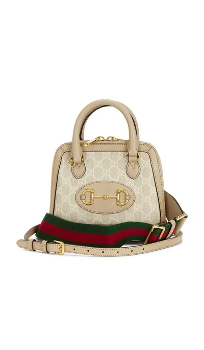Fwrd Renew Gucci Horsebit 1955 Handbag In Neutral
