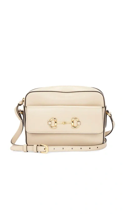 Fwrd Renew Gucci Horsebit 1955 Shoulder Bag In Sand
