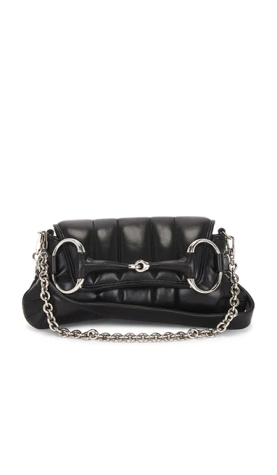 Fwrd Renew Gucci Horsebit Clutch In Black