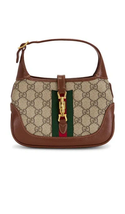 Fwrd Renew Gucci Jackie 1961 Hobo Bag In Beige