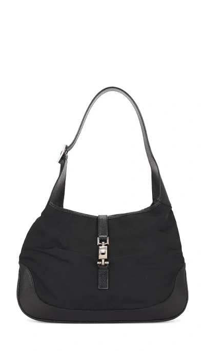 Fwrd Renew Gucci Jackie 1961 Hobo Bag In Black