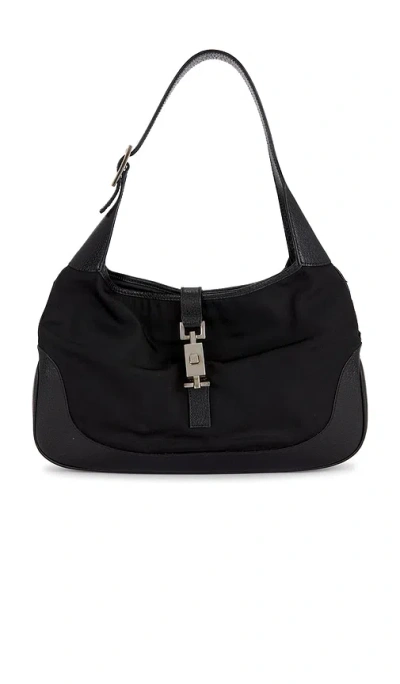 Fwrd Renew Gucci Jackie Hobo Bag In Black