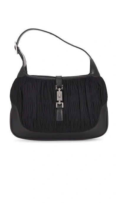 Fwrd Renew Gucci Jackie Hobo Bag In Black