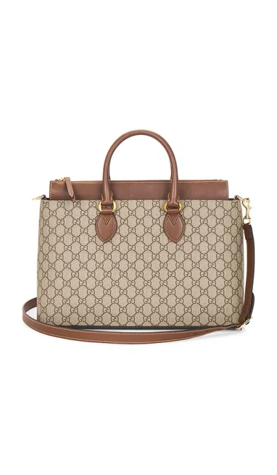 Fwrd Renew Gucci Linea A Tote Bag In Sand