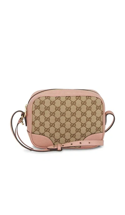 Fwrd Renew Gucci Mini Bree Messenger Bag In Brown