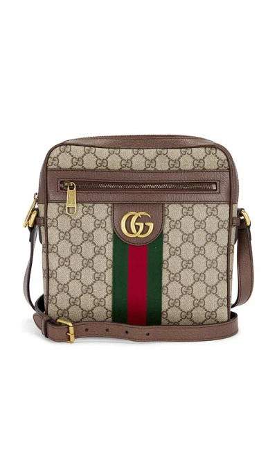 Fwrd Renew Gucci Ophidia Messenger Bag In Sand