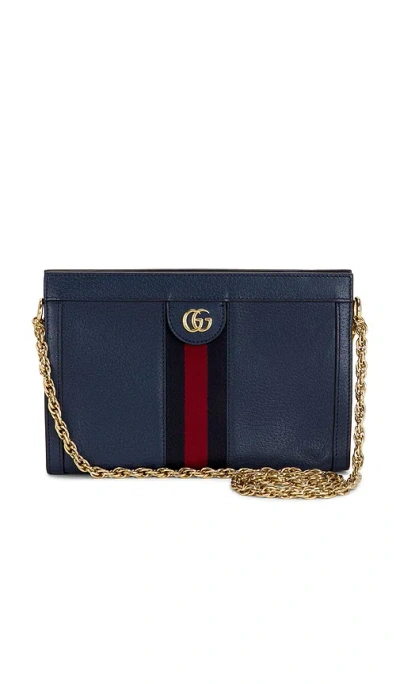 Fwrd Renew Gucci Ophidia Shoulder Bag In Blue