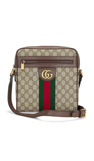 Fwrd Renew Gucci Ophidia Shoulder Bag In Brown