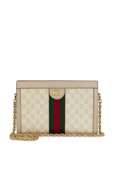 Fwrd Renew Gucci Ophidia Shoulder Bag In Brown