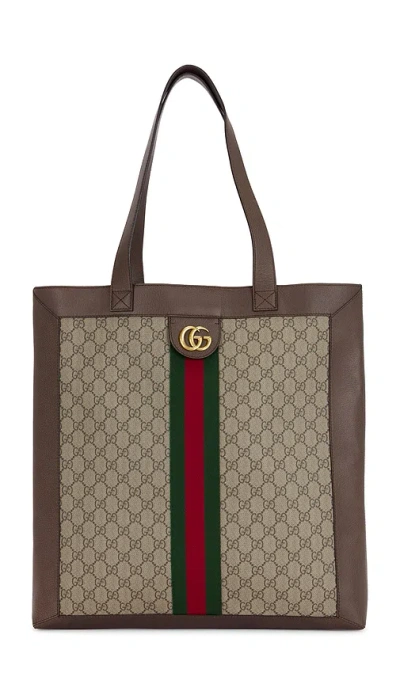 Fwrd Renew Gucci Ophidia Tote Bag In Sand