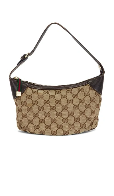 Fwrd Renew Gucci Princy Pochette Shoulder Bag In Brown