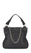 Fwrd Renew Gucci Sakai Be Green Blondie Tote Bag In Black