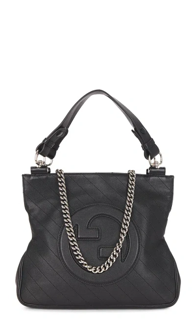 Fwrd Renew Gucci Sakai Be Green Blondie Tote Bag In Black