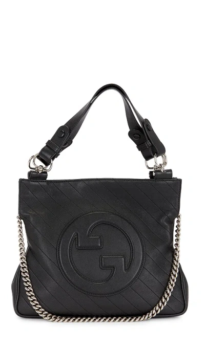 Fwrd Renew Gucci Sakai Be Green Blondie Tote Bag In Black